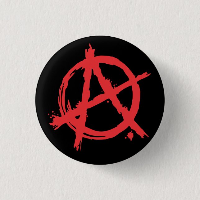 Anarchy Symbol Button (Front)