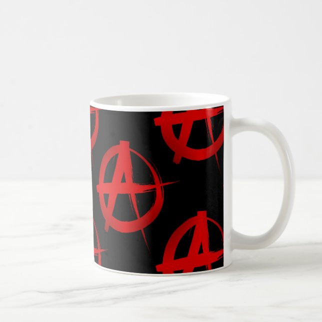 Anarchy symbol coffee mug (Right)