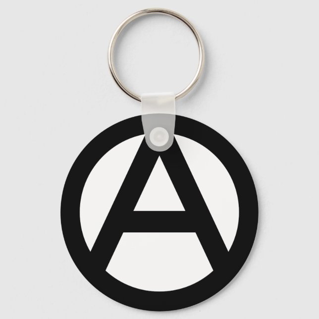 Anarchy Symbol Keychain (Front)