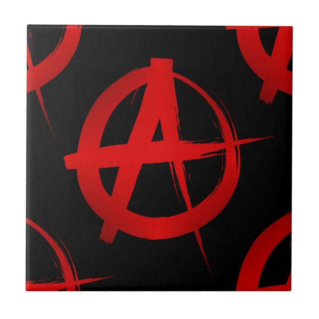 Anarchy symbol tile (Front)