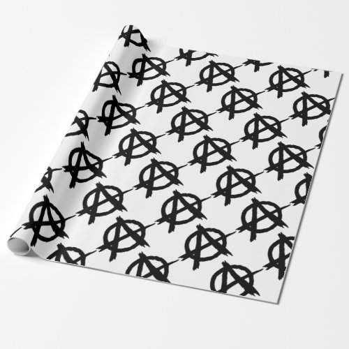 Anarchy Symbol Wrapping Paper