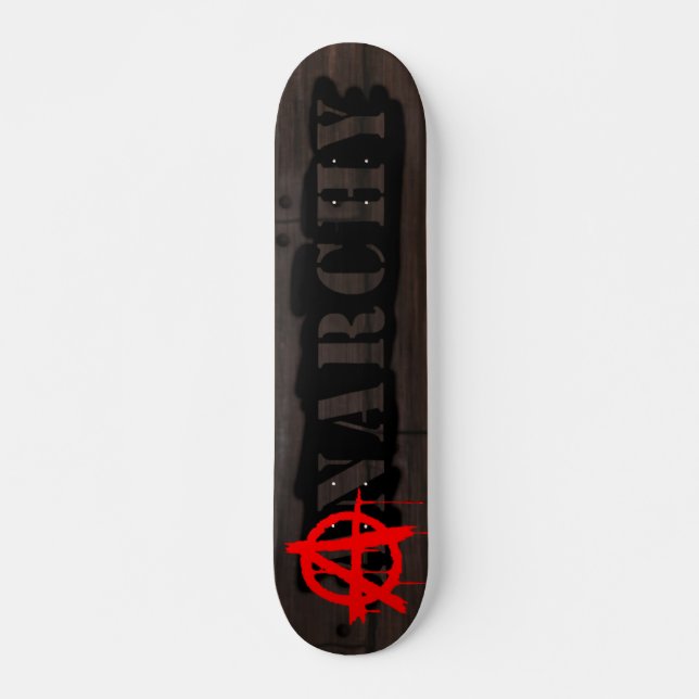 Anarchy Tag Skateboard Deck (Front)