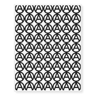 Anarchy Temporary Tattoos