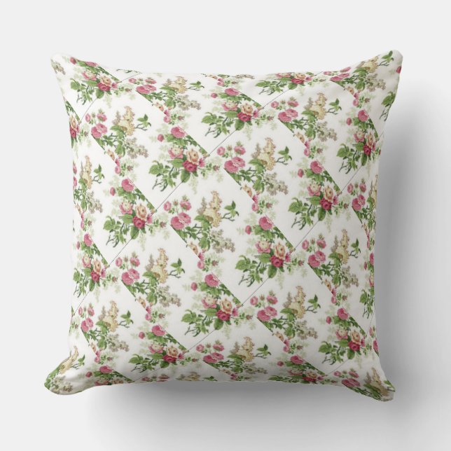 Ana's Garden Throw Pillow (Front)