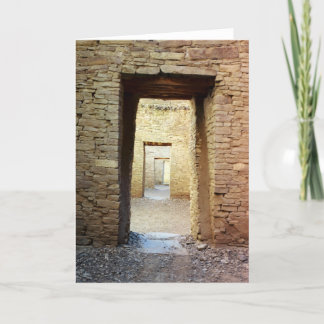 Anasazi Doorway Greeting Card