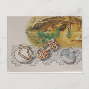 Anasazi Pottery Postcard