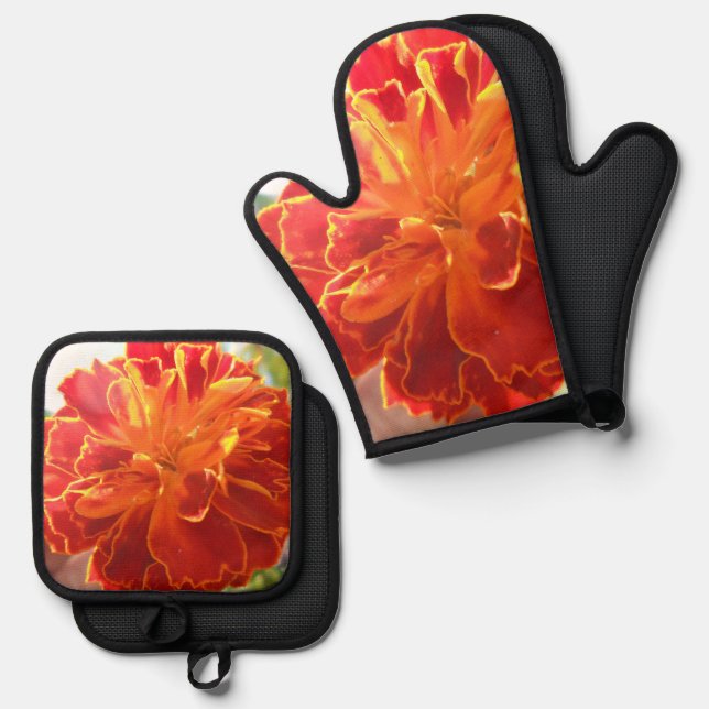 Anastaise Oven Mitt & Pot Holder Set (Front/Back)