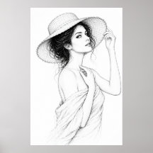 Anastasia Elegant Lines Poster