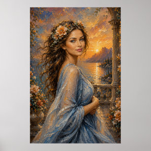 Anastasia Golden Horizon – Romantic Mediterranean Poster