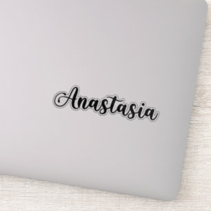 Anastasia Name - Handwritten Calligraphy Sticker