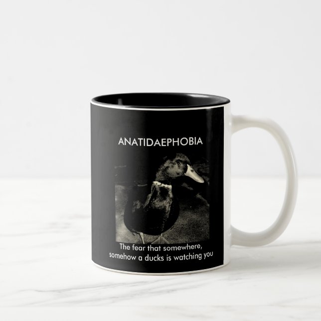 ANATIDAEPHOBIA Two-Tone COFFEE MUG (Right)