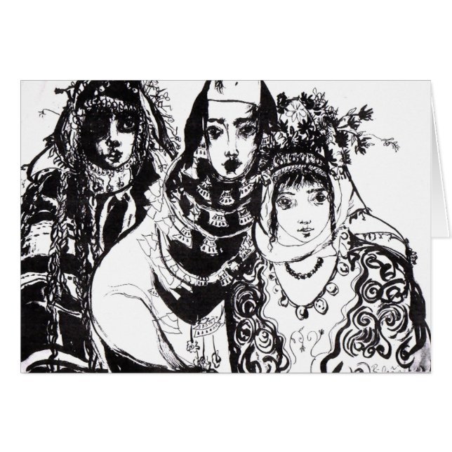 ANATOLIAN GIRLS CARDS (Front Horizontal)