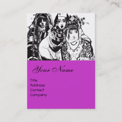 ANATOLIAN GIRLS purple violet Business Card