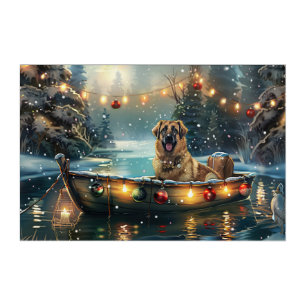 Anatolian Shepherd Christmas Festive Voyage Acrylic Print
