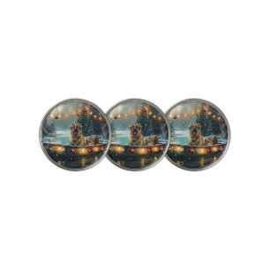 Anatolian Shepherd Christmas Festive Voyage Golf Ball Marker