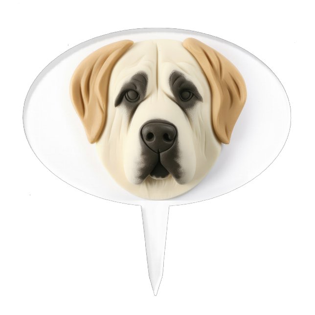 Anatolian Shepherd Dog 3D Inspired Cake Topper (Front)