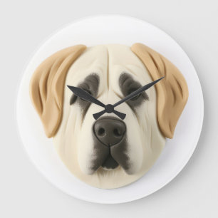 Anatolian Shepherd Dog 3D Inspired Large Clock