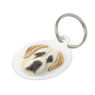 Anatolian Shepherd Dog 3D Inspired Pet ID Tag
