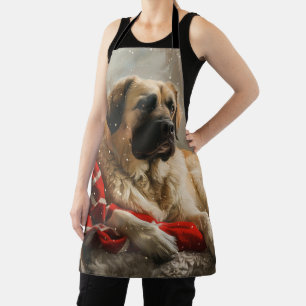 Anatolian Shepherd Dog Christmas Festive Apron