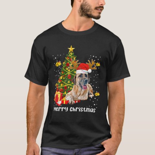 Anatolian Shepherd Dog Christmas Tree Santa Xmas P T_Shirt