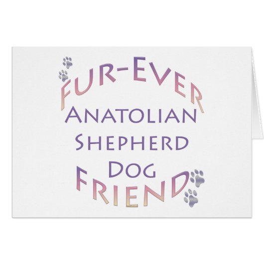 Anatolian Shepherd Dog Furever Cards (Front Horizontal)