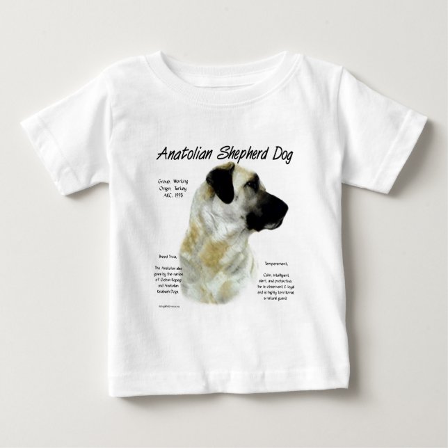 Anatolian Shepherd Dog History  Baby T-Shirt (Front)