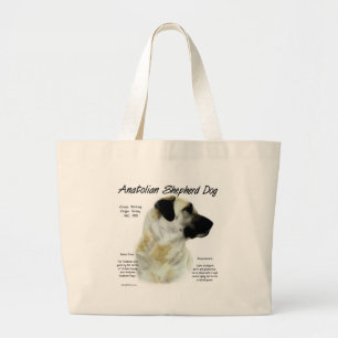 Anatolian Shepherd Dog History Large Tote Bag