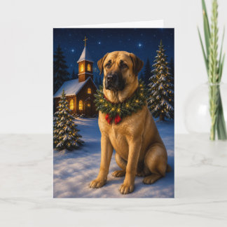 Anatolian Shepherd Dog Holiday Card
