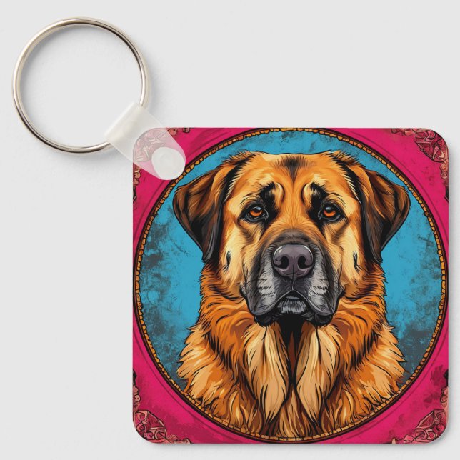 Anatolian Shepherd dog Keychain (Front)
