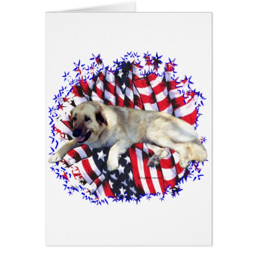 Anatolian Shepherd Dog Patriot Cards (Front)