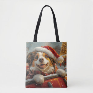 Anatolian Shepherd Dog Roller Coaster Christmas Tote Bag