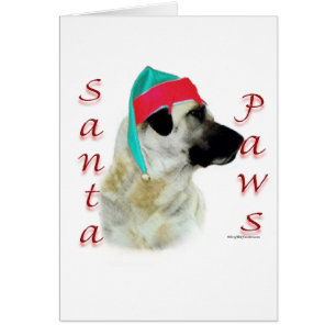 Anatolian Shepherd Dog Santa Paws Cards
