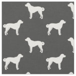 Anatolian Shepherd Dog Silhouettes Patterned Fabric