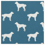 Anatolian Shepherd Dog Silhouettes Patterned Fabric