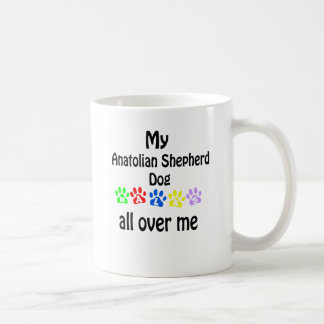 Anatolian Shepherd Dog Walks Design Coffee Mug