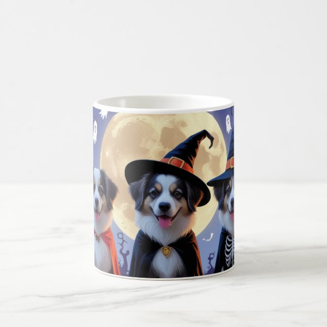 Anatolian Shepherd  Dogs Pumpkin Halloween Funny  Coffee Mug (Center)