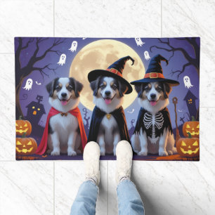 Anatolian Shepherd  Dogs Pumpkin Halloween Funny  Doormat