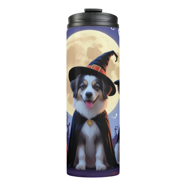 Anatolian Shepherd  Dogs Pumpkin Halloween Funny  Thermal Tumbler (Front)