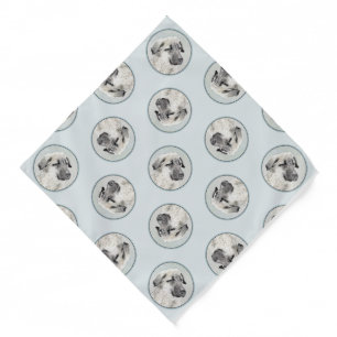 Anatolian Shepherd Fawn Painting Original Dog Art Bandana