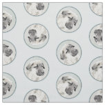 Anatolian Shepherd Fawn Painting Original Dog Art Fabric