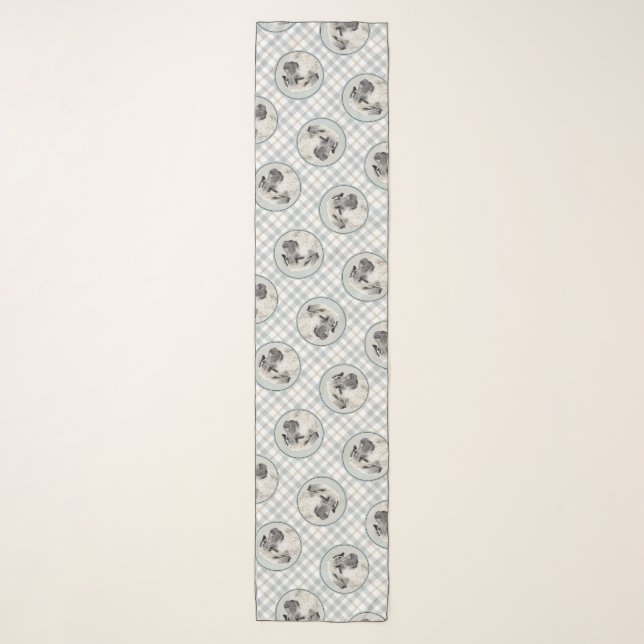 Anatolian Shepherd Fawn Painting Original Dog Art Scarf (Front)