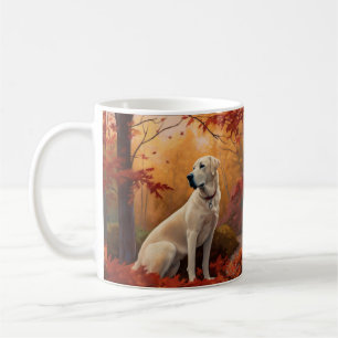 Anatolian Shepherd  in Autumn Leaves Fall Inspire Coffee Mug