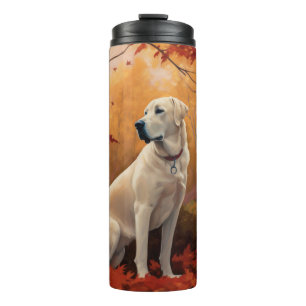 Anatolian Shepherd in Autumn Leaves Fall Inspire Thermal Tumbler