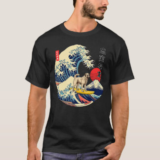 Anatolian Shepherd Japanese Kanagawa Wave Surf Loy T-Shirt