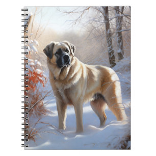Anatolian Shepherd Let It Snow Christmas Notebook