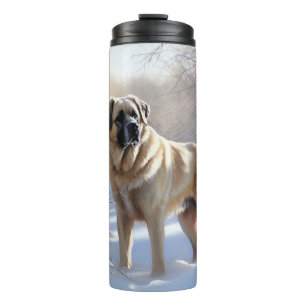 Anatolian Shepherd Let It Snow Christmas Thermal Tumbler