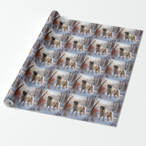 Anatolian Shepherd Let It Snow Christmas  Wrapping Paper