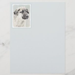 Anatolian Shepherd Painting - Original Dog Art