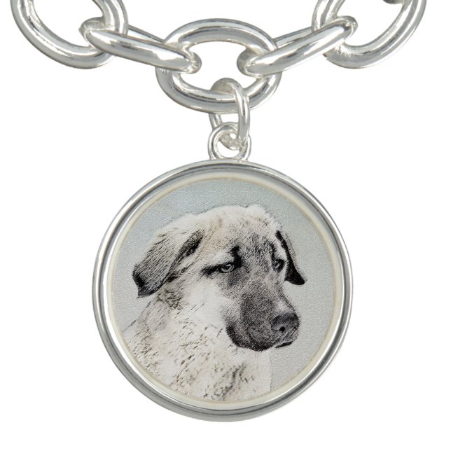 Anatolian Shepherd Painting - Original Dog Art Bracelet (Design)