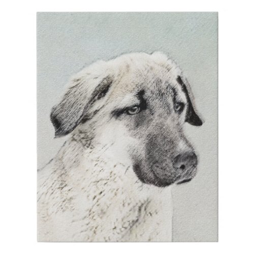 Anatolian Shepherd Painting _ Original Dog Art Faux Canvas Print